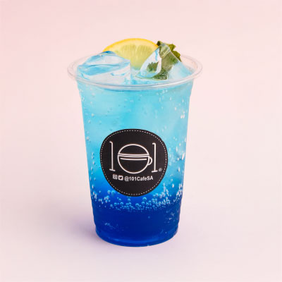 Bluedrink | 101 Cafe | المشروب اﻷزرق | كافية 101